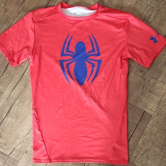 under armour spiderman shirt